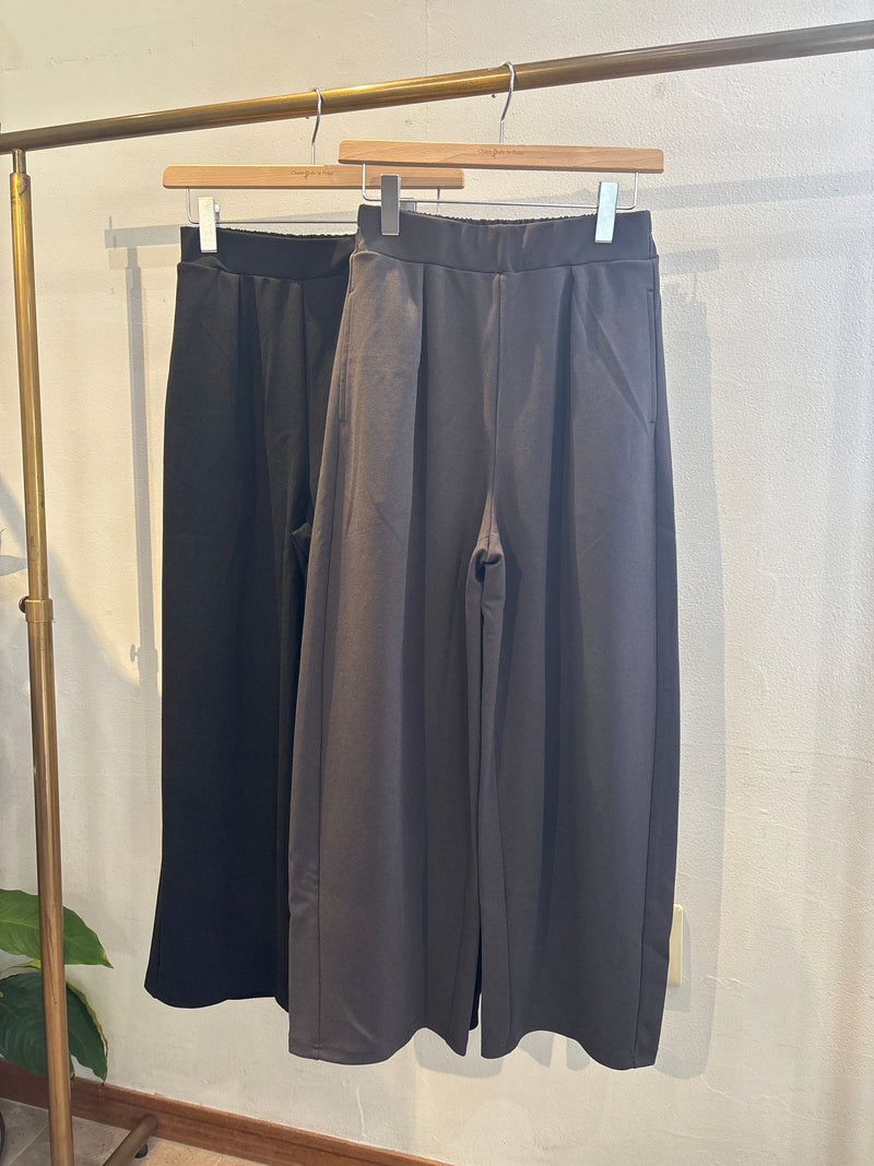 【CLOCHE】カットジョーゼットカーブパンツ