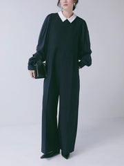 【CHIGNON 2027 PRE-SPRING】ソフトツイル2wayコンビネゾン - 12月下旬頃発送