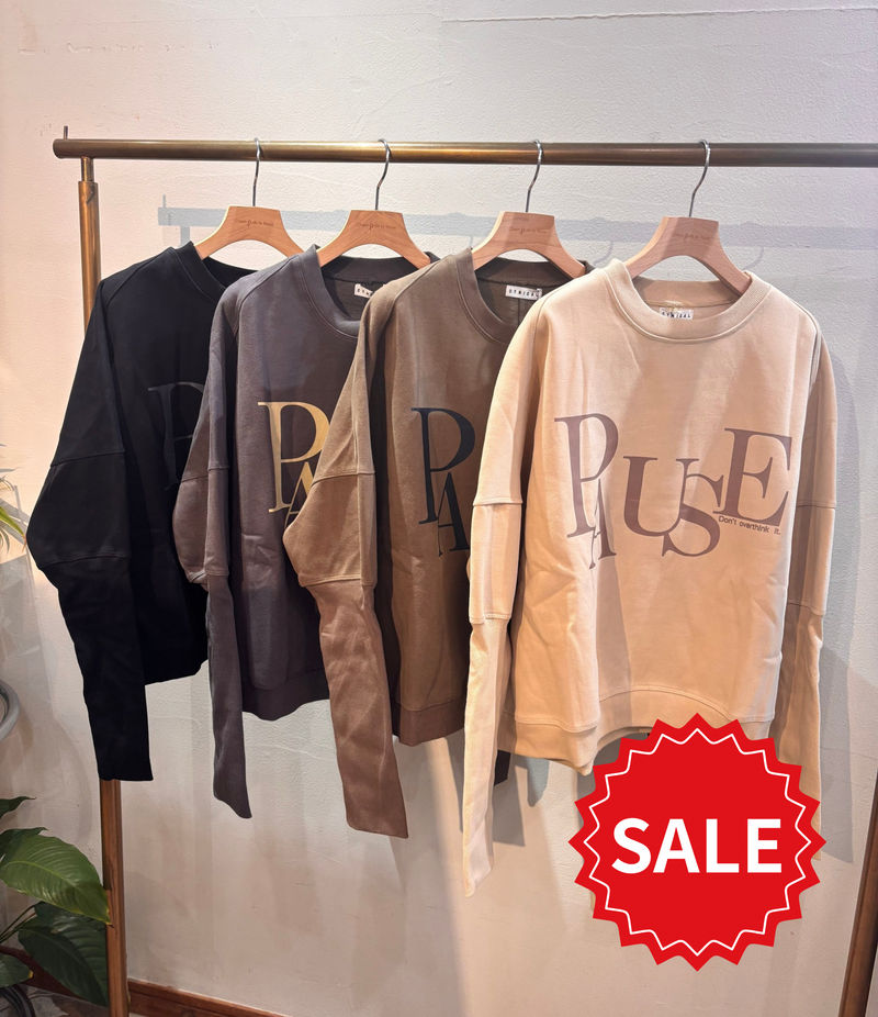 【CYNICAL】裏起毛袖リブスウェットPO