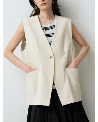 【CHIGNON 2026 SUMMER COLECTION】オーバルフォルムジレ