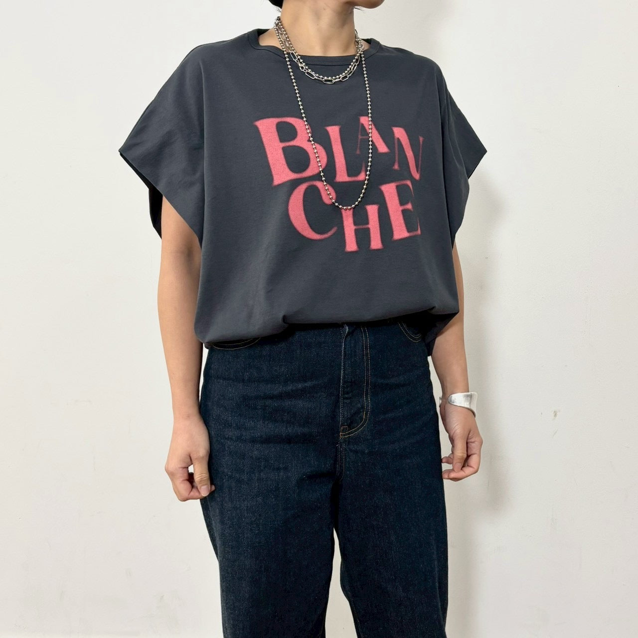 【siro de labonte 2026 SS vol.2】BLANCHE tucksleeve T