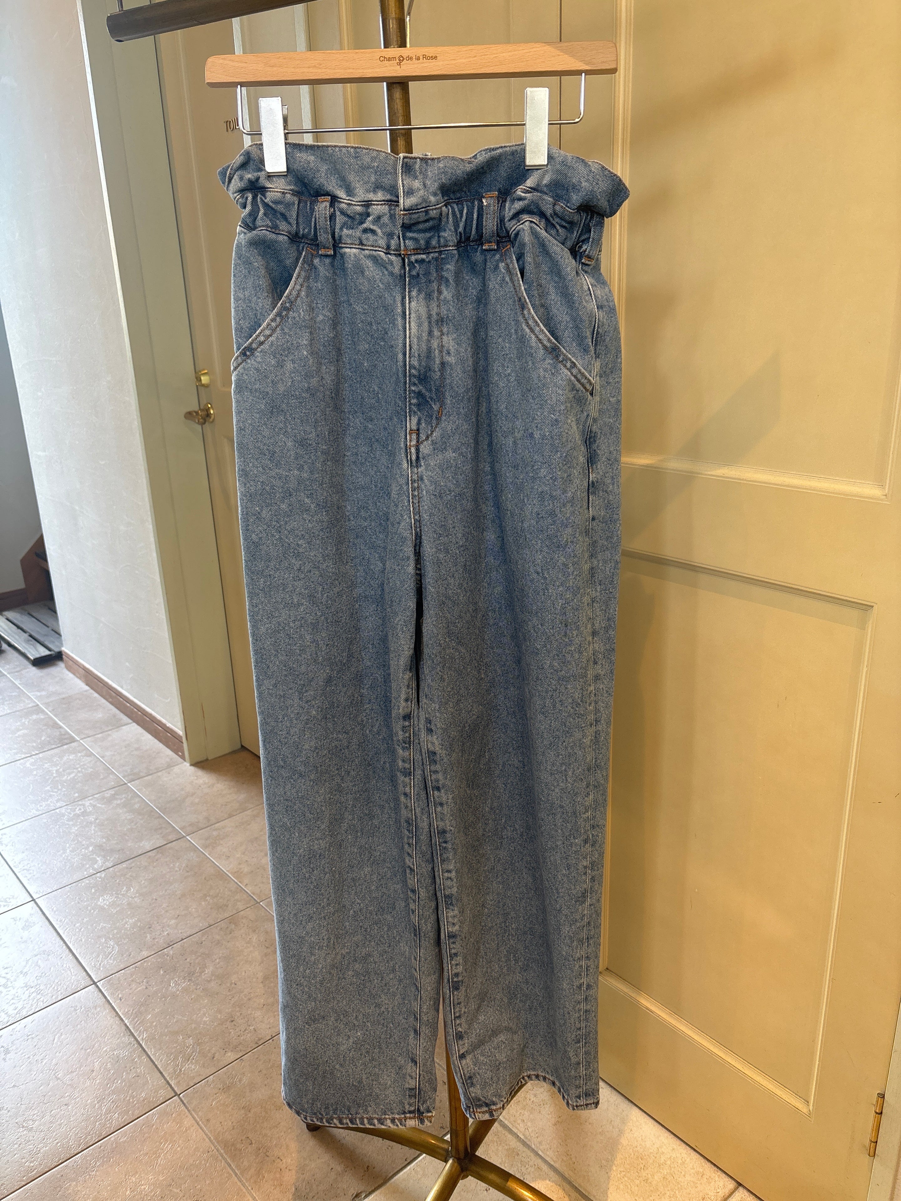 【anuke】Waist Tuck Denim