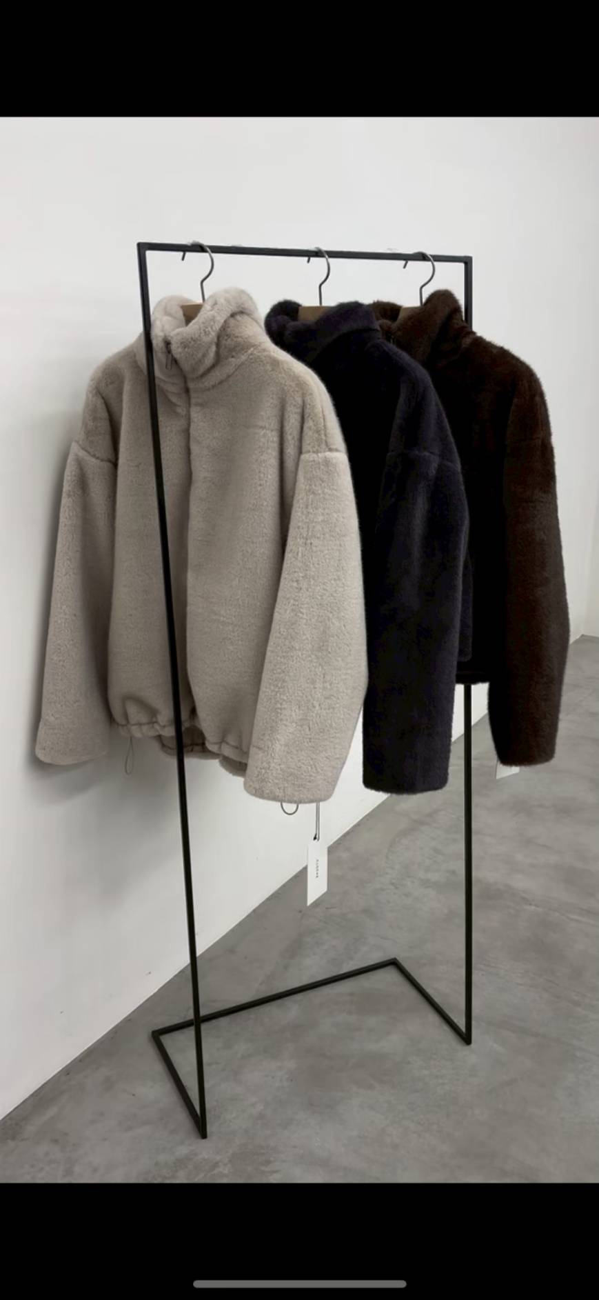 【CLOCHE / CYNICAL】ミンク調ファーブルゾン