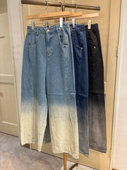 【hunch】グラデーションデニムパンツ