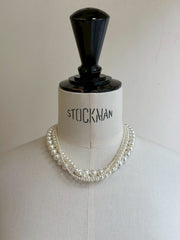 【anana】マグネット３連パールネックレス