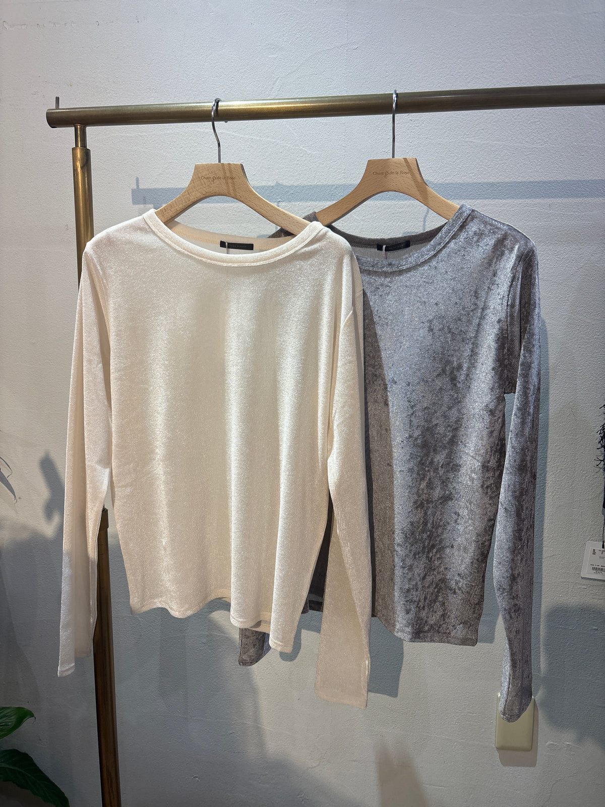 【select】ベロアカットソー
