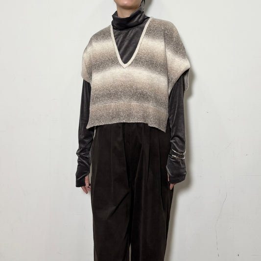 【siro de labonte 25 AW vol.2】short vest