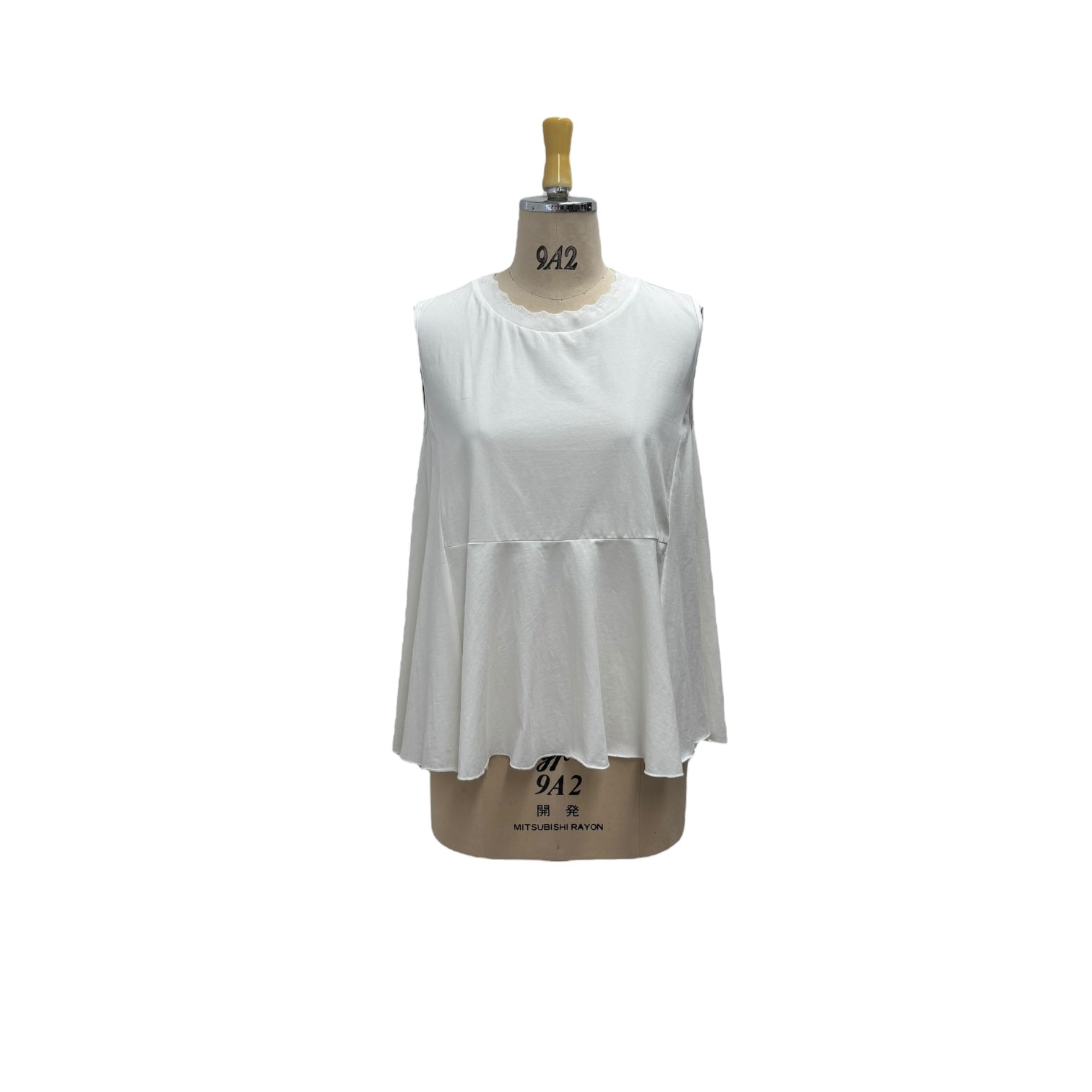 【ayane 2026 SPRING】襟ぐりニットフレアタンクトップ