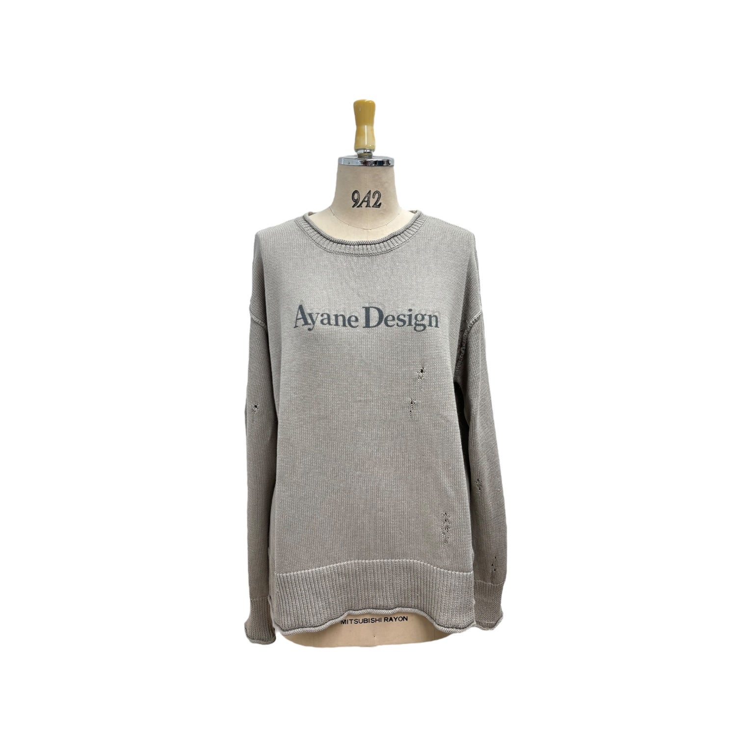 【ayane 2026 SPRING】クラッシュロゴニット