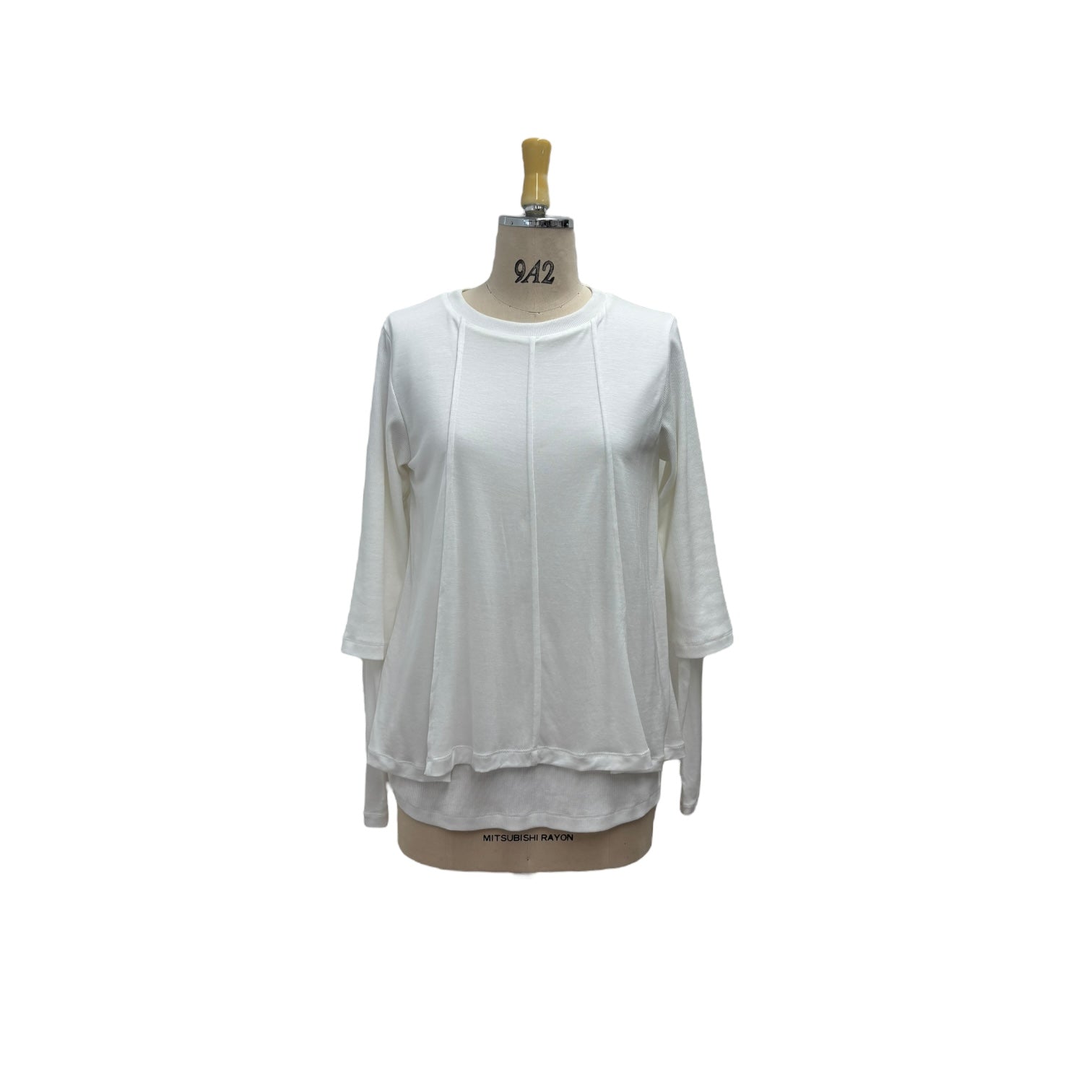 【ayane 2026 SPRING】シアーレイヤードフレアリブロンT