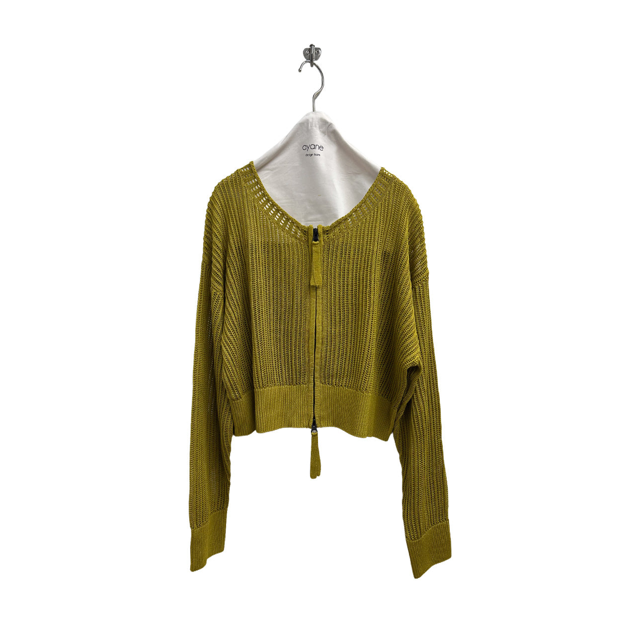 [ayane 2026 SUMMER] 繩索刺繡短針織上衣