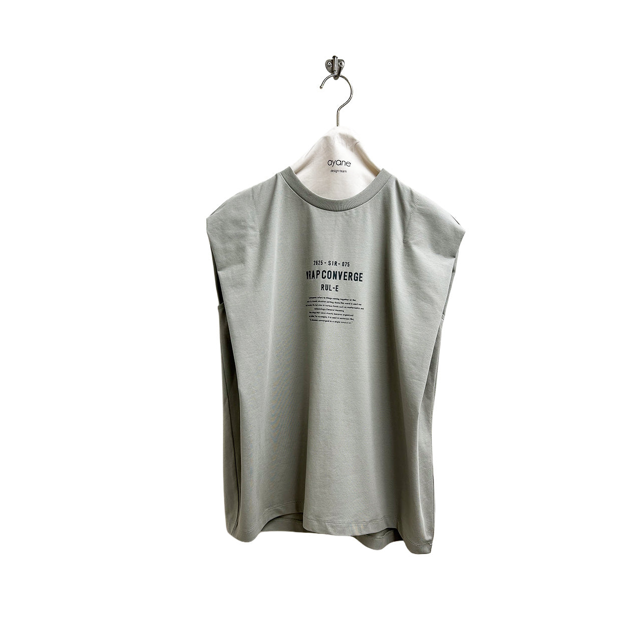 [ayane 2026 夏季] 壓花logo背心