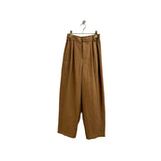 [ayane 2026 SUMMER] Linen Blend Washer Barrel Leg Pants