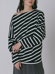 【CHIGNON 2027 PRE-SPRING】アシンメトリーボーダーPO - 12月中旬頃発送
