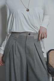 【CYAN 2026 AW VOL.2】タックベルトウーリーワイド - 10月下旬頃発送