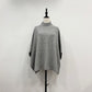 【siro de labonte 25 AW vol.2】bottle neck poncho vest