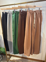 【CLOCHE】裏起毛カーブパンツ