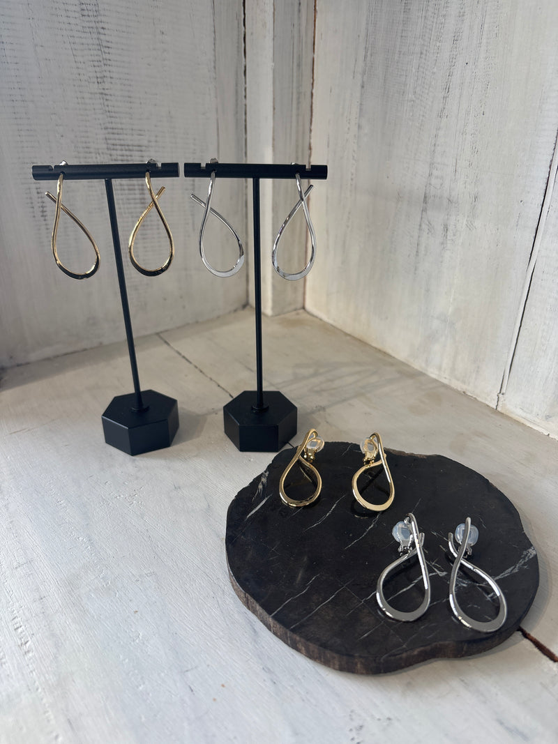 【SALON】curved line design pierce＆earring