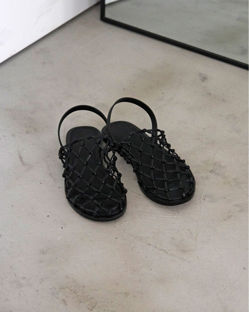 【anuke】Braid Flat Shoes