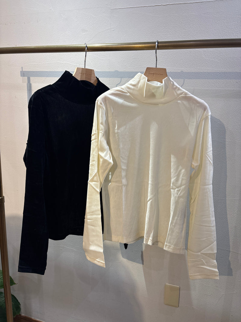 【select】ベロアハイネックタートル