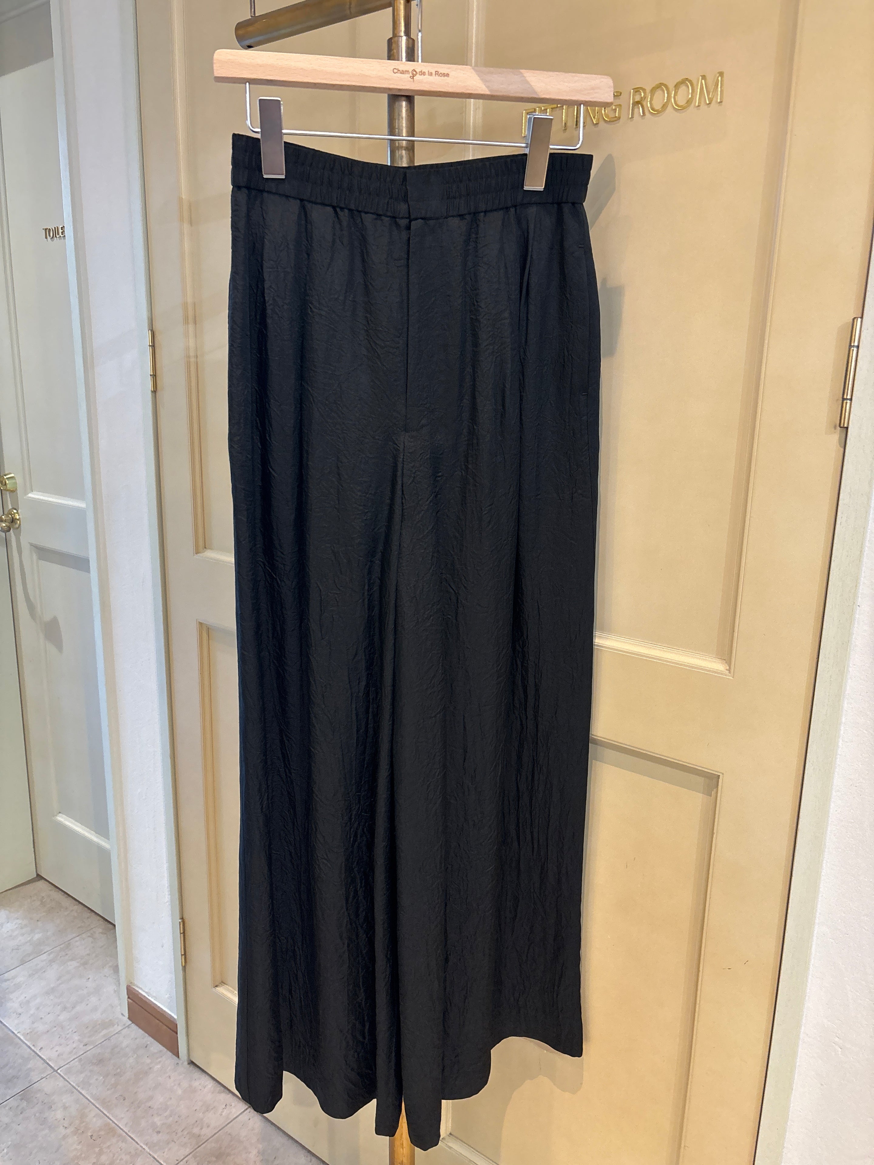 SALE Item Number: [PASSIONE] Acetate Lined Wide Easy Pants