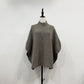 【siro de labonte 25 AW vol.2】bottle neck poncho vest