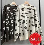 【select】レオパード柄ニット