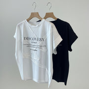 【RILATO】テープロゴプリントTシャツ