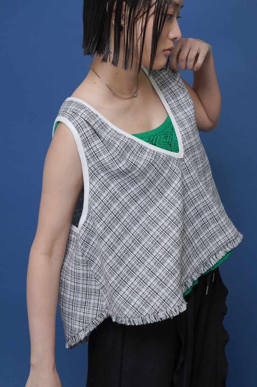 【CYAN 2026 SS Vol.2】サーキュラーツイードベスト