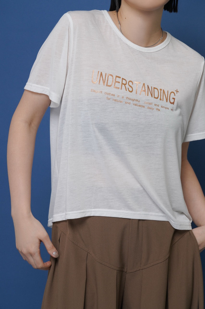 【CYAN 2026 SS Vol.2】シアー天竺フレアT