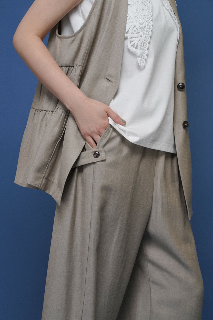 【CYAN 2026 SS Vol.2】サイドアジャストリネンワイド