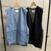 [鐘形] 牛仔背心