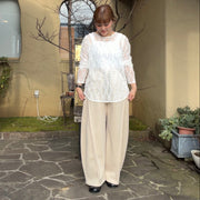 【ANNA KERRY】チュールフリルトップス