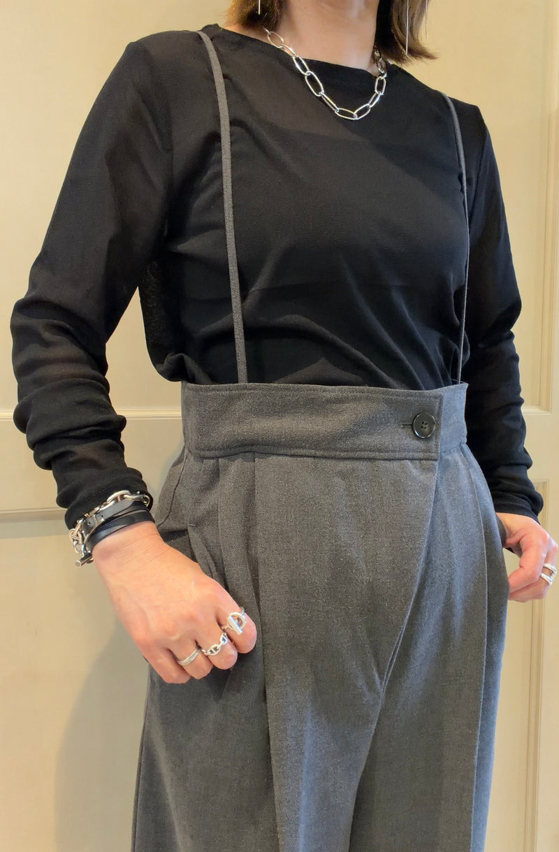 【hunch】パワーネットクルーネックシアー