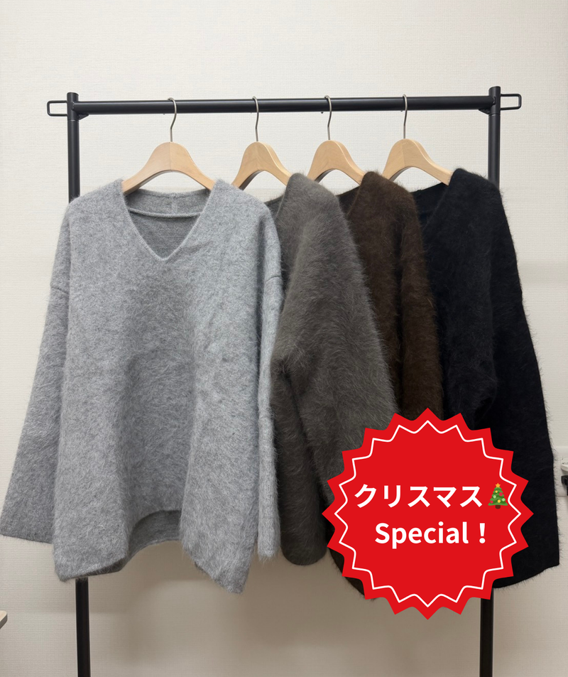 【SELECT】アンゴラVネックPO