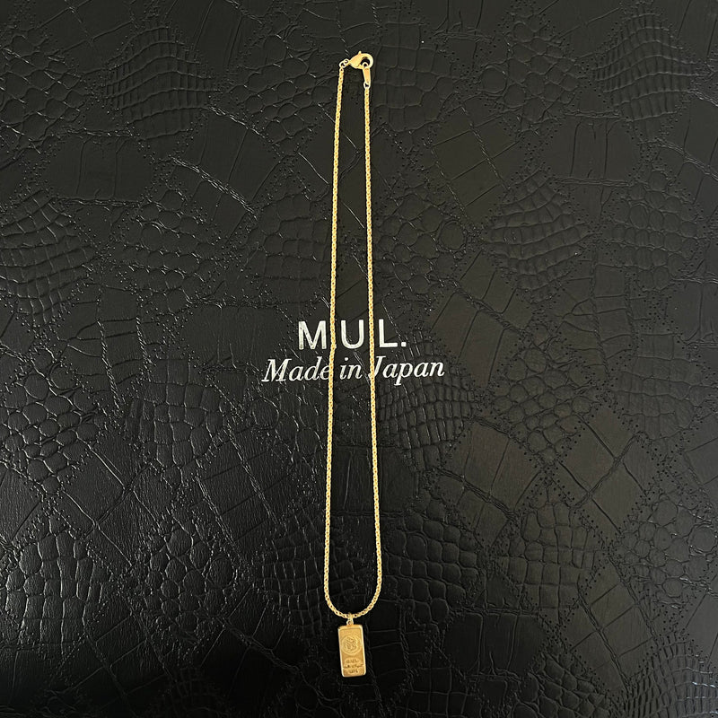 【M.U.L.】スクエアチェーンネックレス 45-1