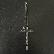 【M.U.L.】スクエアチェーンネックレス 48-1