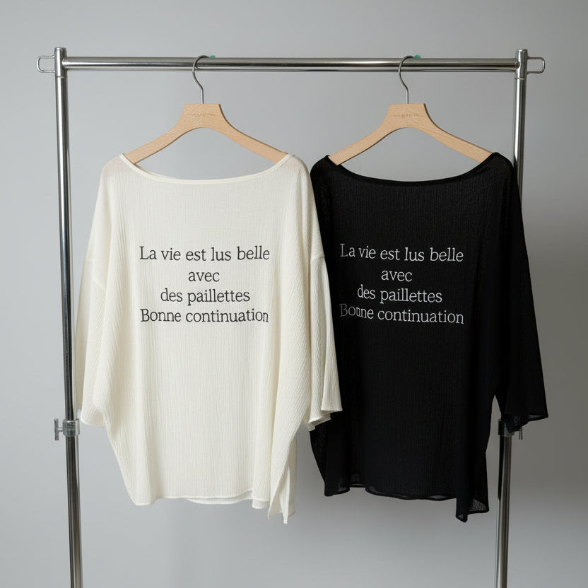 【ANNA KERRY 】2WAYエンブロイダリーブラウス