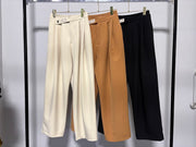 【MARUGAUX 2026 AW】ウエストデザインタックパンツ - 9月下旬頃発送