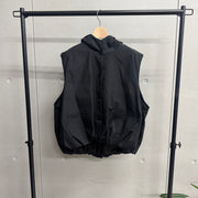 [select] Vest blouson with balloon hood at the hem