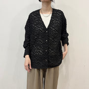 【siro de labonte 2026 spring＆summer】cut Jacquard design shirt