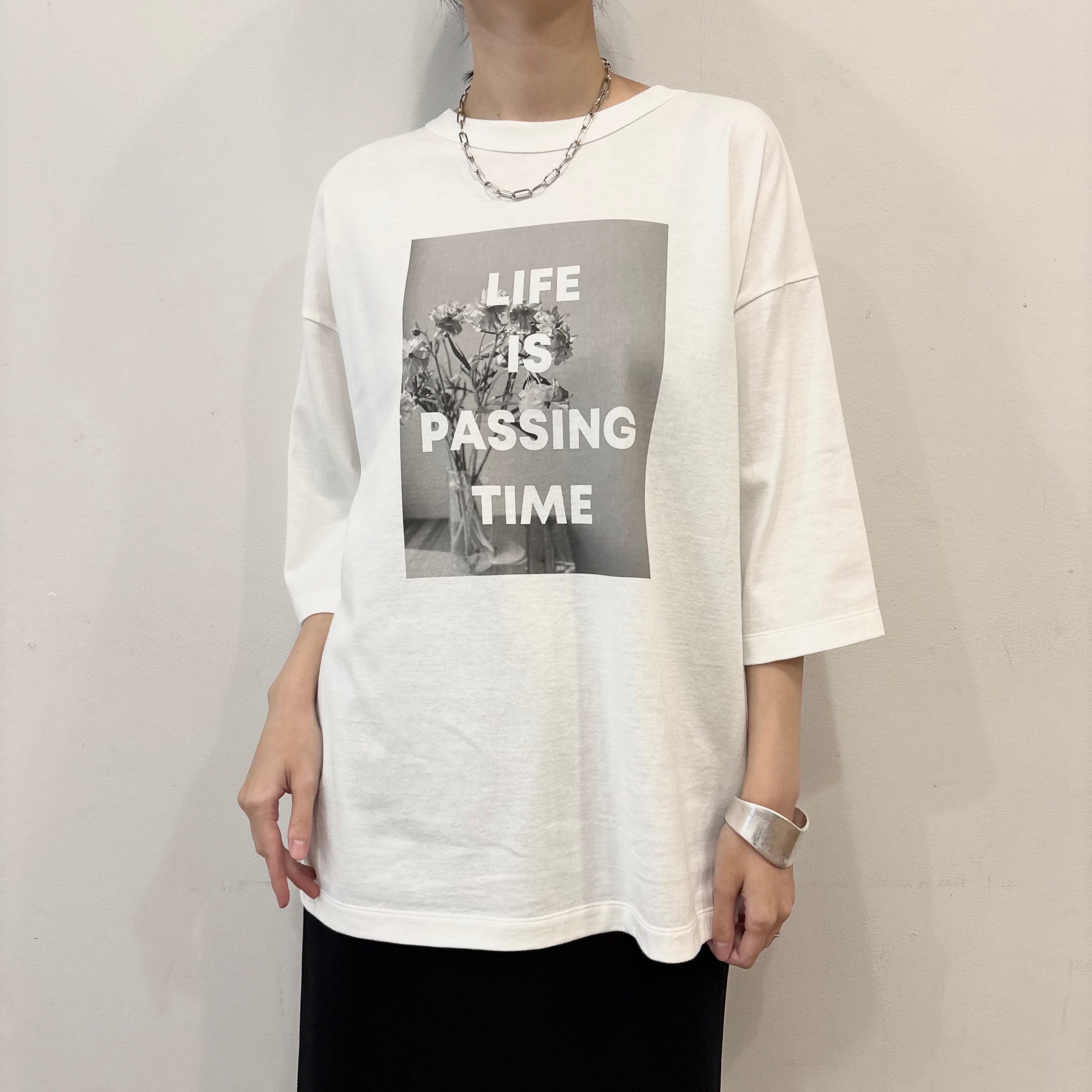 【siro de labonte 2026 spring＆summer】20/-soft cotton 2way photo T
