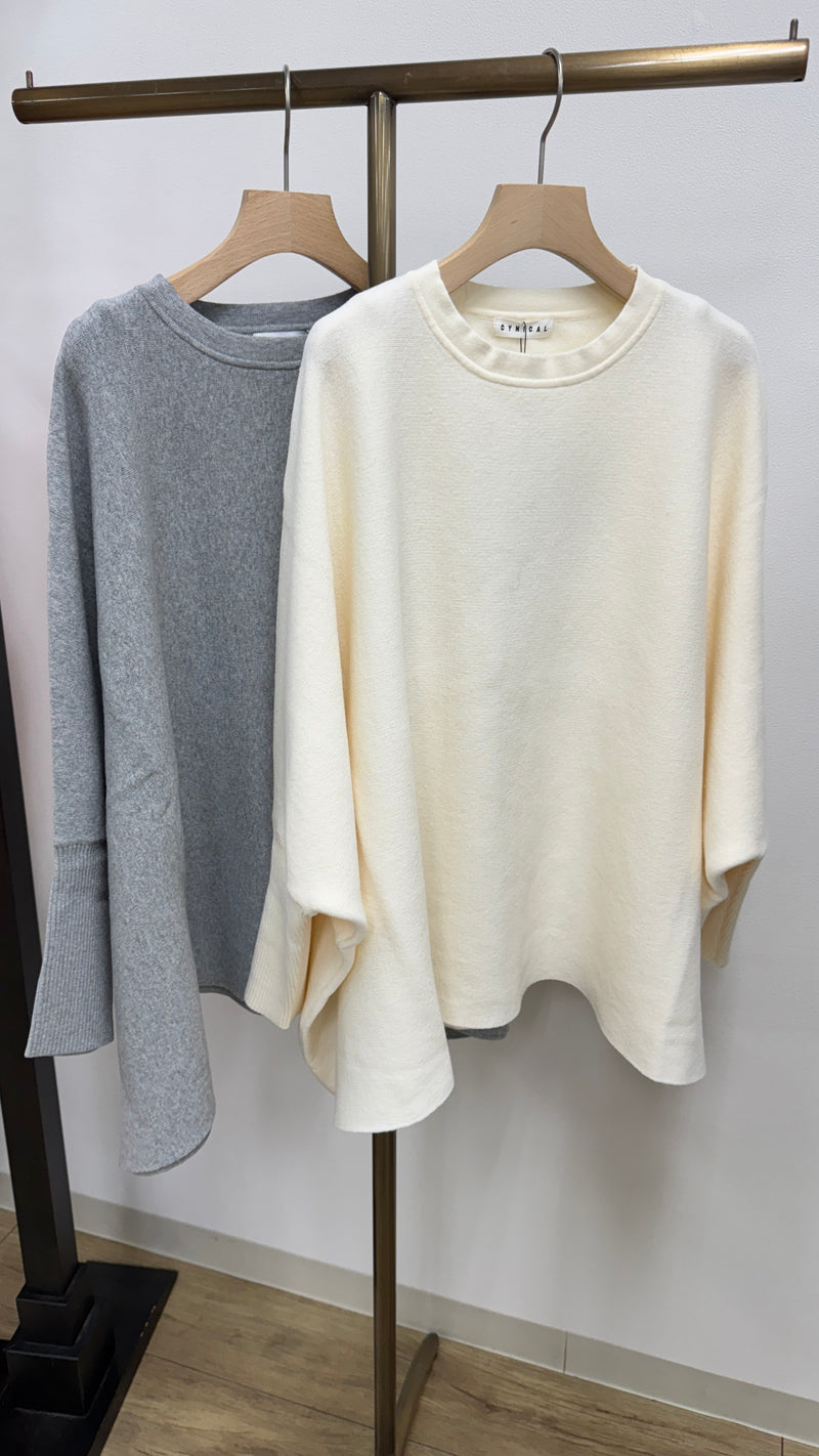 【CLOCHE / CYNICAL】袖リブリラックストップス