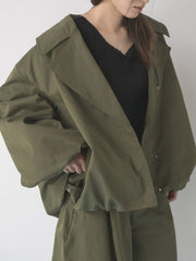 【Mewl 2027 PRE SPRING】TRENCH BLOUSON - 1月中旬頃発送