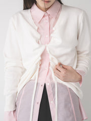 【Mewl 2027 PRE SPRING】DRAWSTRING CARDIGAN - 1月中旬頃発送
