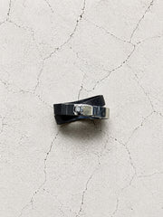 【M.U.L 2026-9】BRACELET - Black キルト型押し