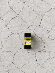 【M.U.L 2026-9】LOCK LINE BRACELET - Black キルティング型押し