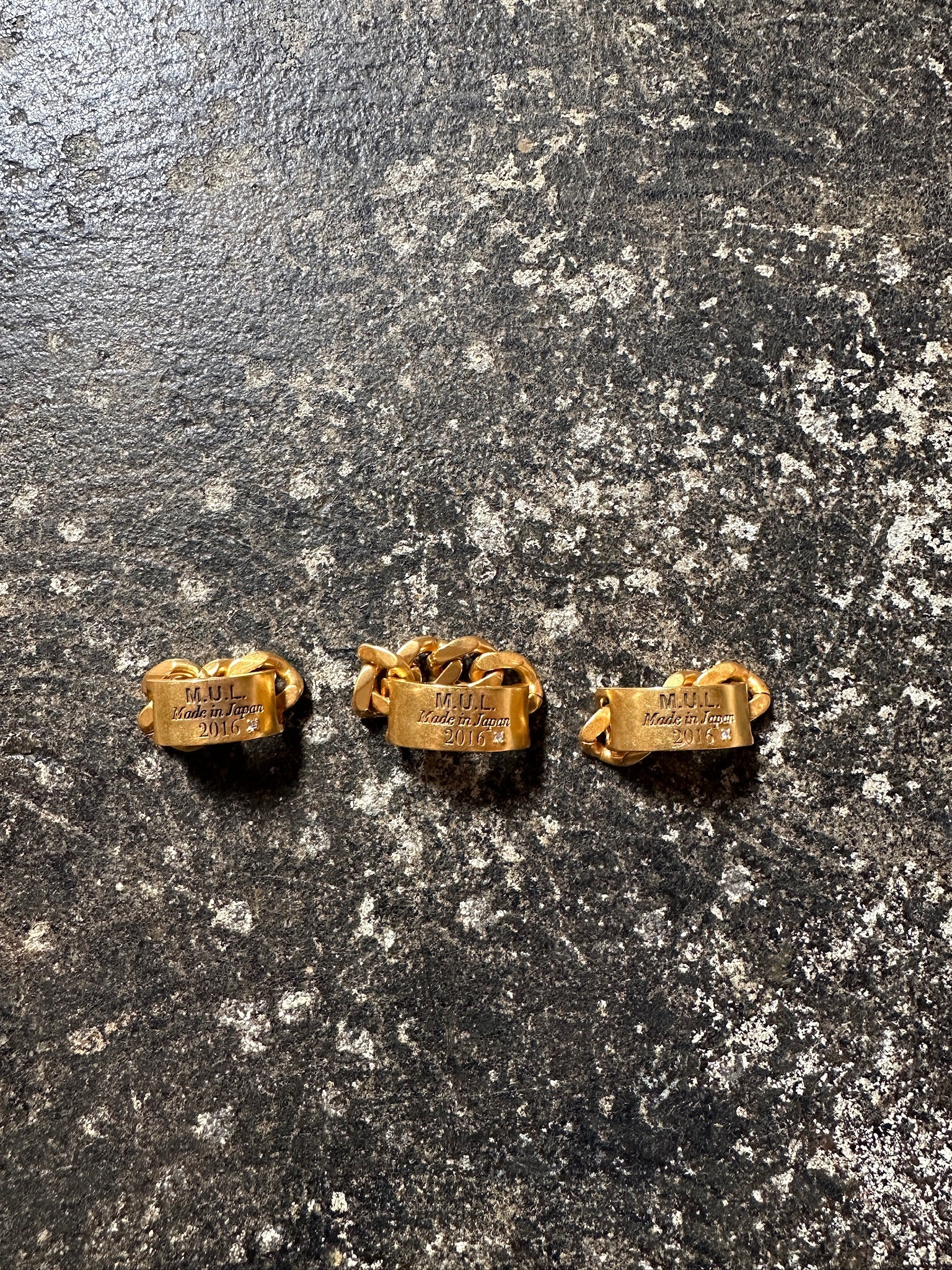 【M.U.L. ACCESSORY Vol.3】MULA115 ダイヤモンドプレートBチェーンリング