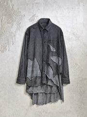 【M.U.L. Apparel Collection】BROKEN LAYER LONG SHIRT