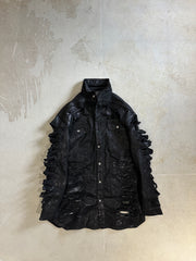 【M.U.L. Apparel Collection】DAMAGE COATING DENIM JACKET